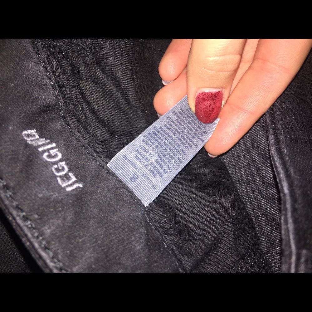 Black American Eagle Stretch Straight Jeans